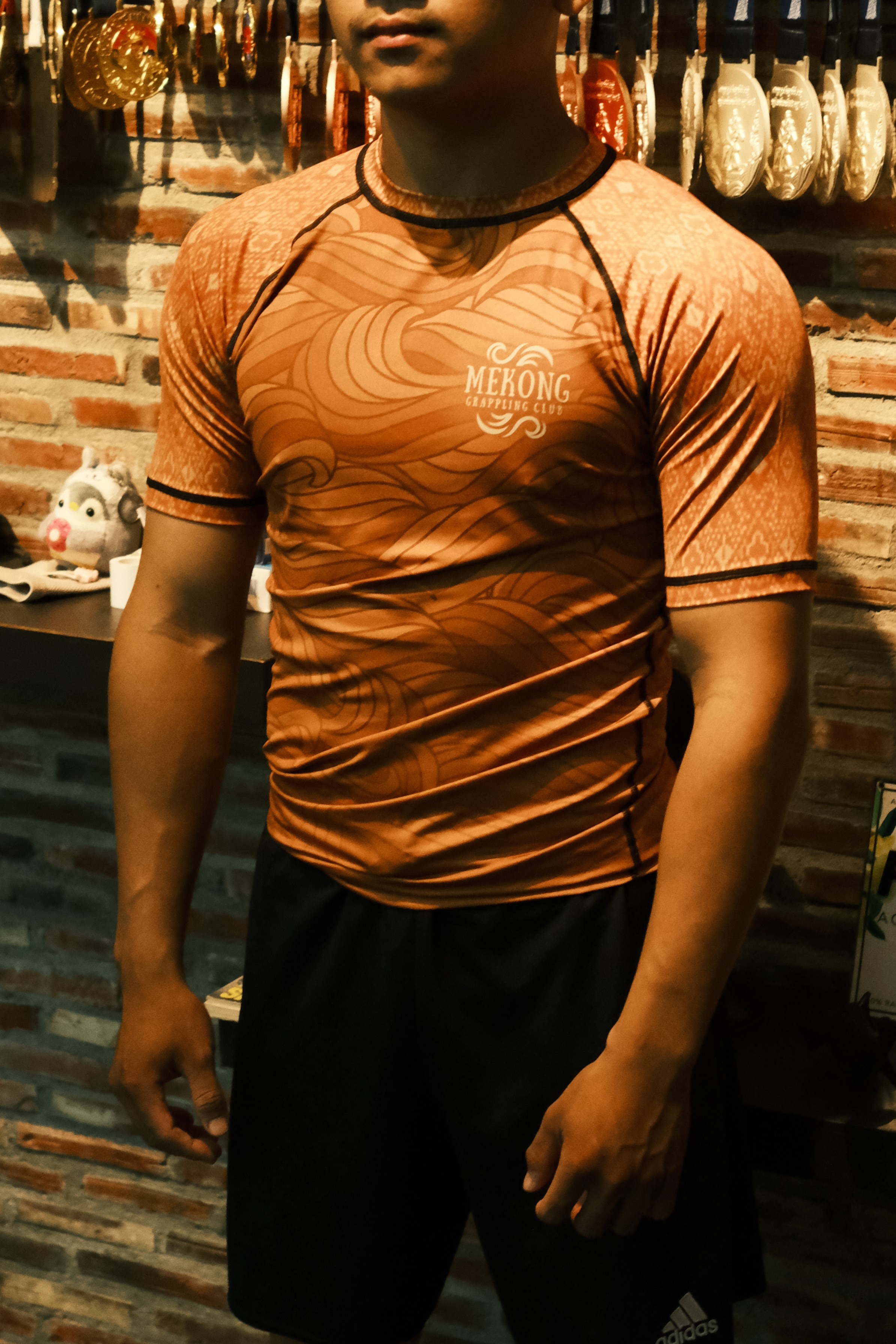 Orange Rashguard 2