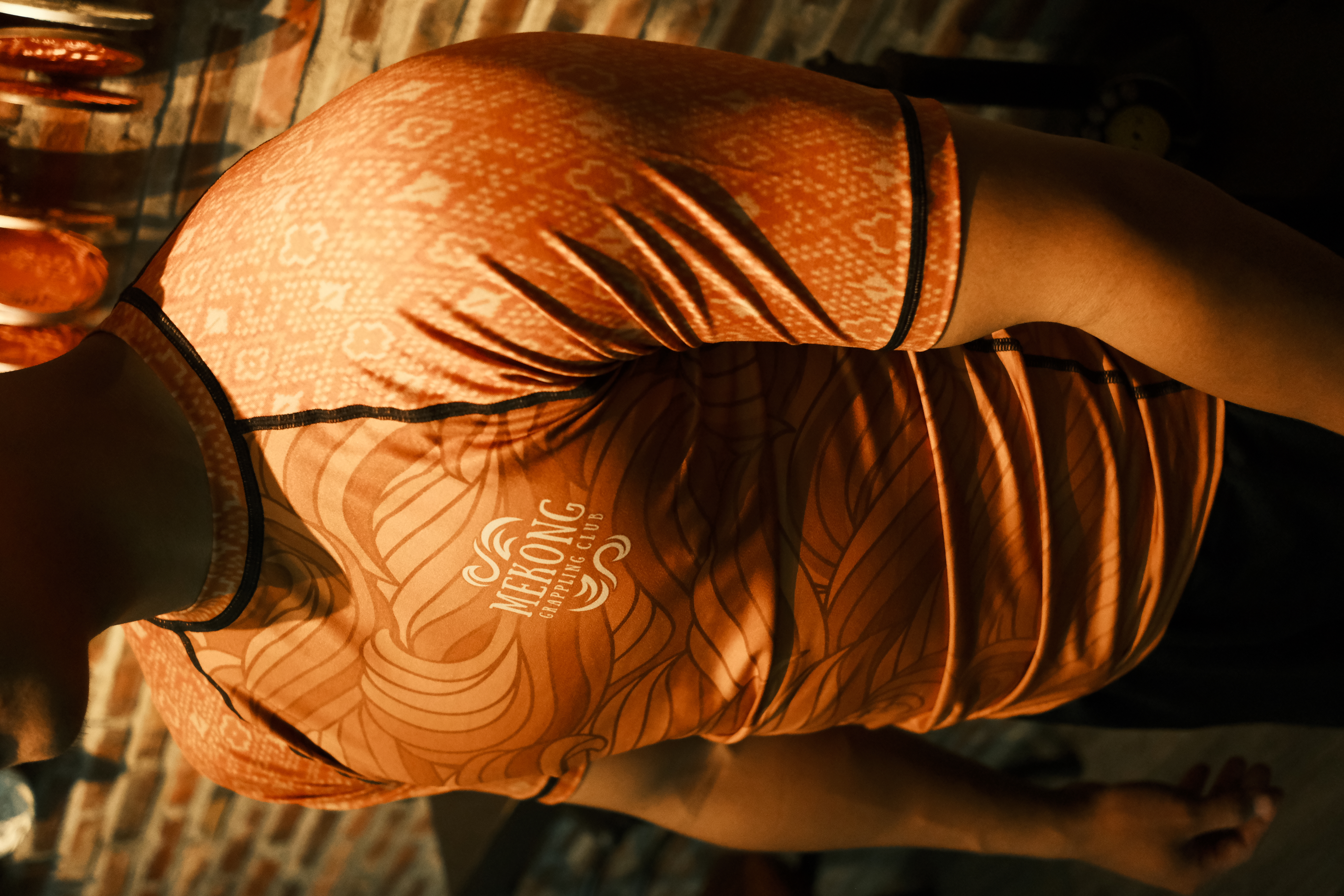 Orange Rashguard 3