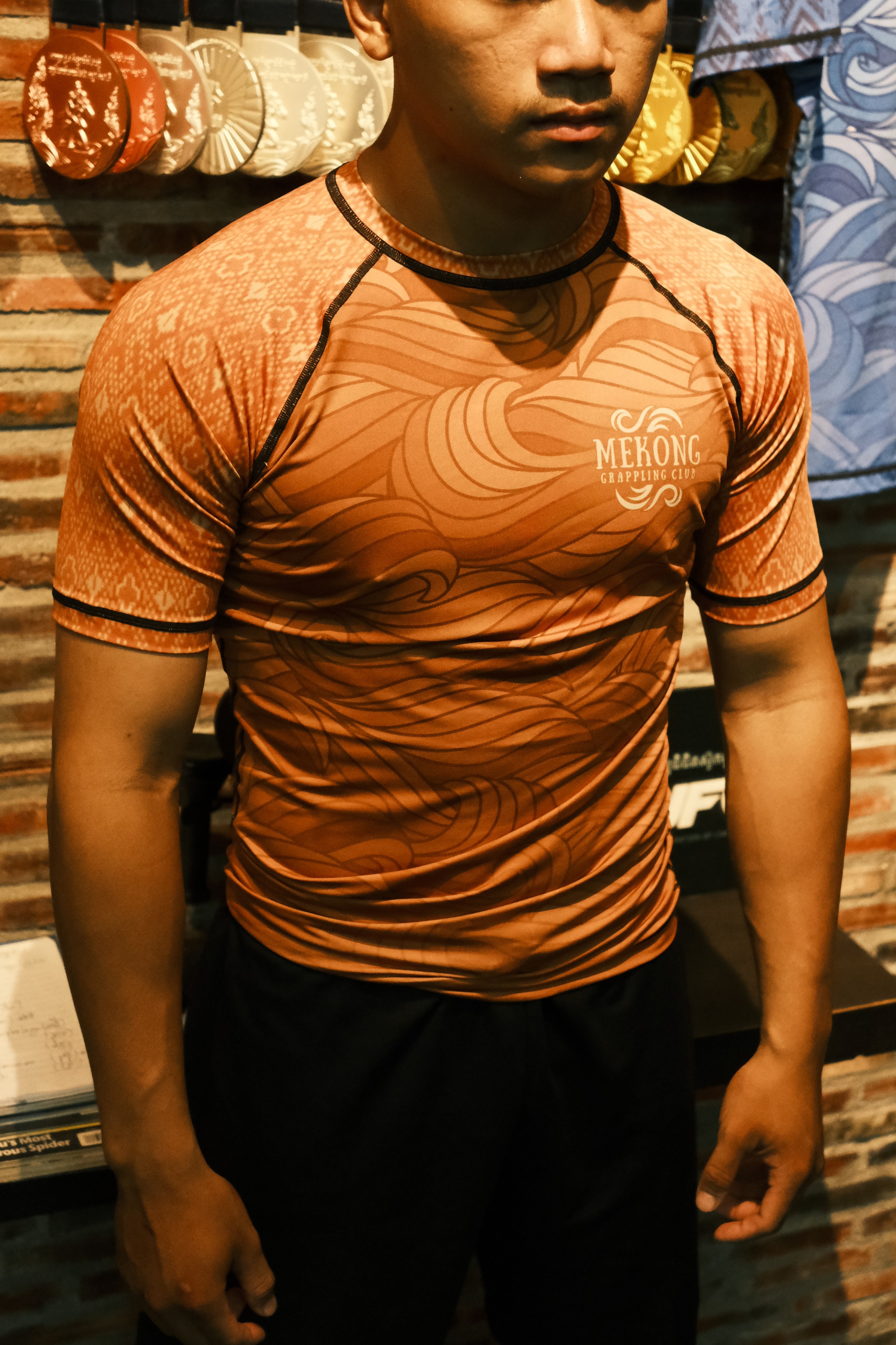 Orange Rashguard 1